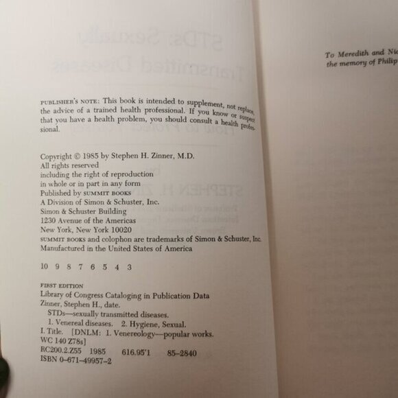 1980s How To Protect Yourself from STD's Book Sexually Transmitted Diseases - Picture 5 of 10